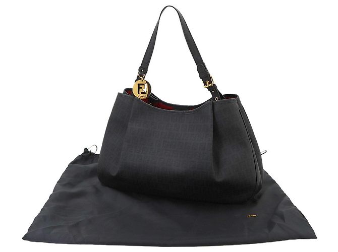Borsa Fendi Zucchino Gray - vista 2