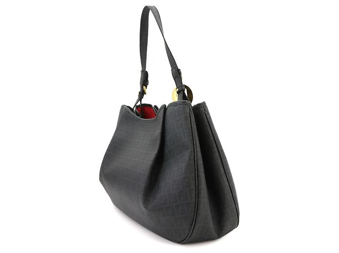 Borsa Fendi Zucchino Gray - vista 4