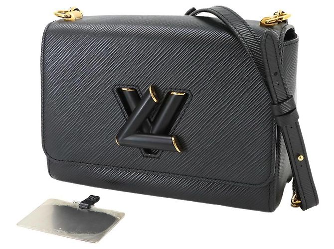 Borsa a tracolla con catena Louis Vuitton Epi Twist MM - vista 3