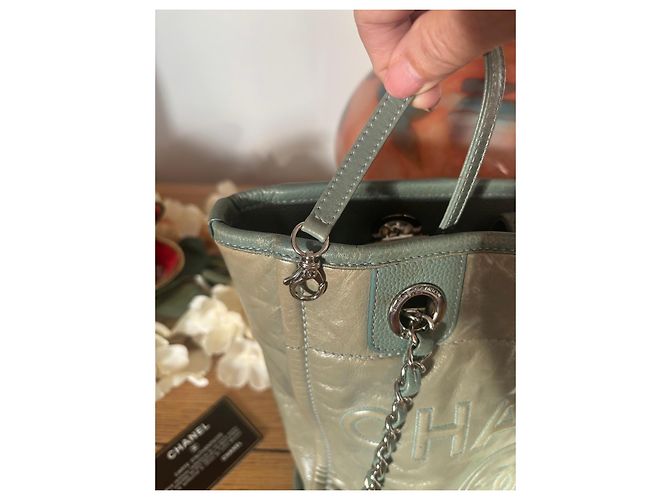 Borsa Chanel Deauville North South Tote - vista 4
