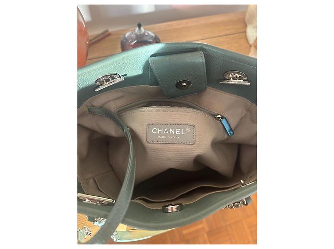 Borsa Chanel Deauville North South Tote - vista 7