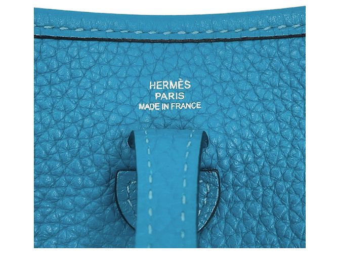 Hermès Hermes Evelyne TPM Schultertasche in Cobalt - Ansicht 11