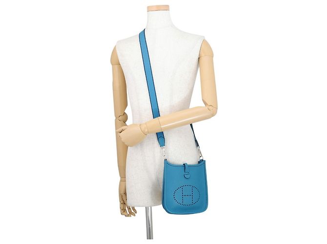 Hermès Hermes Evelyne TPM Schultertasche in Cobalt - Ansicht 4