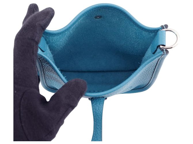 Hermès Hermes Evelyne TPM Schultertasche in Cobalt - Ansicht 5