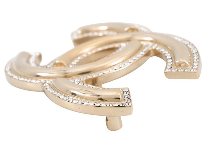 Spilla Chanel Coco Mark con strass - vista 2