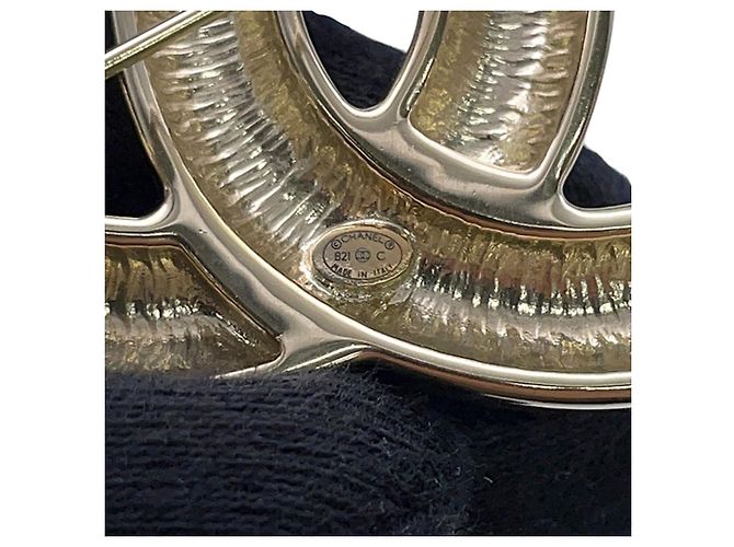 Spilla Chanel Coco Mark con strass - vista 9