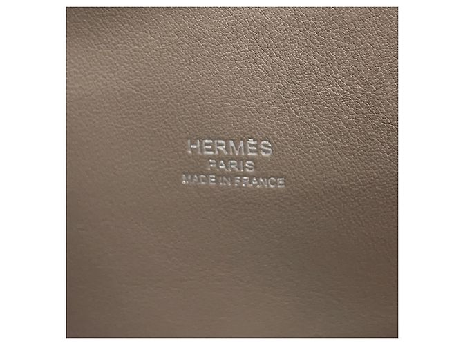 Hermès Saco Tote Hermes Transat Sailor Gris Asphalt - vista 11