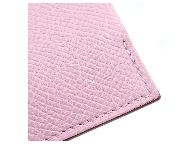 Hermès Funda de pasaporte Hermes en Rose Confetti - vista 3