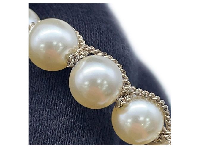 Collana Chanel strass dorata - vista 6
