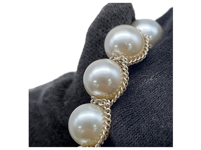 Collana Chanel strass dorata - vista 7