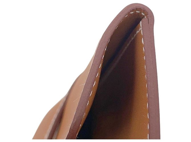 Hermès Borsa a tracolla Hermes Glenan To Go in pelle Swift Gold - vista 7