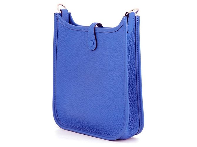 Hermès Hermes Evelyne TPM Schultertasche in Amazon Blue Zellige - Ansicht 2