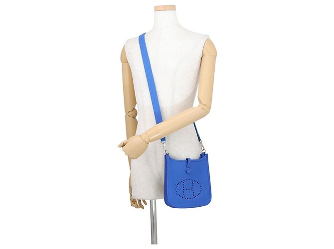 Hermès Hermes Evelyne TPM Schultertasche in Amazon Blue Zellige - Ansicht 4