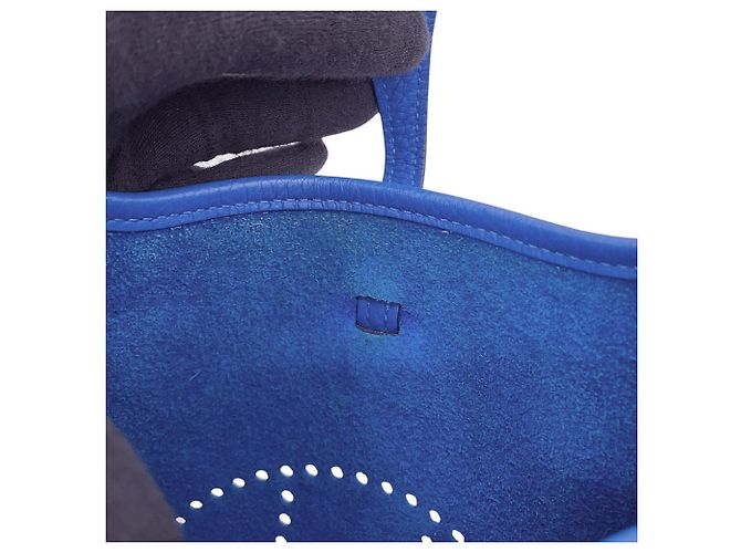Hermès Hermes Evelyne TPM Schultertasche in Amazon Blue Zellige - Ansicht 8