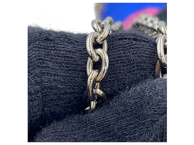 Hermès Hermes Kara Chain Shoulder Bag in Blue Multicolor Silk - view 15