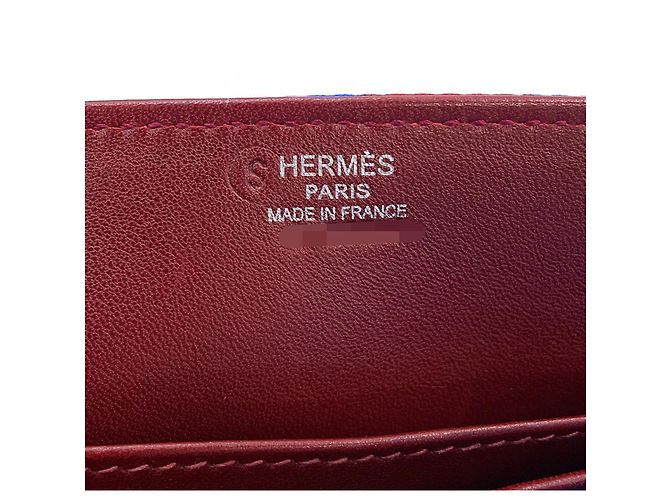 Hermès Hermes Kara Chain Shoulder Bag in Blue Multicolor Silk - view 16
