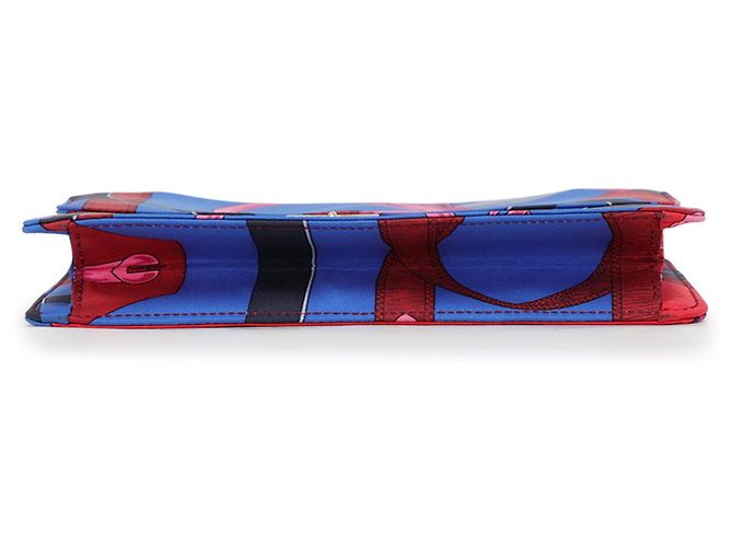 Hermès Hermes Kara Chain Shoulder Bag in Blue Multicolor Silk - view 3