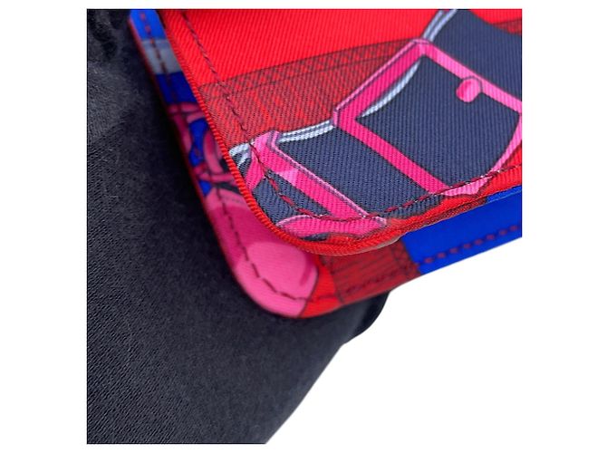 Hermès Hermes Kara Chain Shoulder Bag in Blue Multicolor Silk - view 9