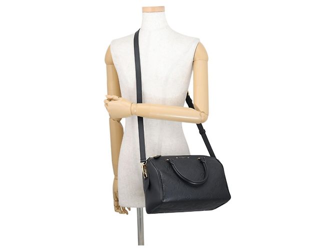 Borsa Louis Vuitton Monogram Empreinte Speedy Bandoulière 25 NM - vista 5