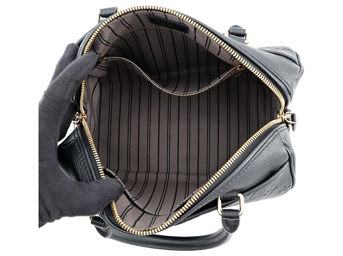 Borsa Louis Vuitton Monogram Empreinte Speedy Bandoulière 25 NM - vista 6