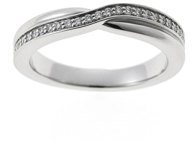 Bague Harry Winston Trist One Row Band Ring - vue 2