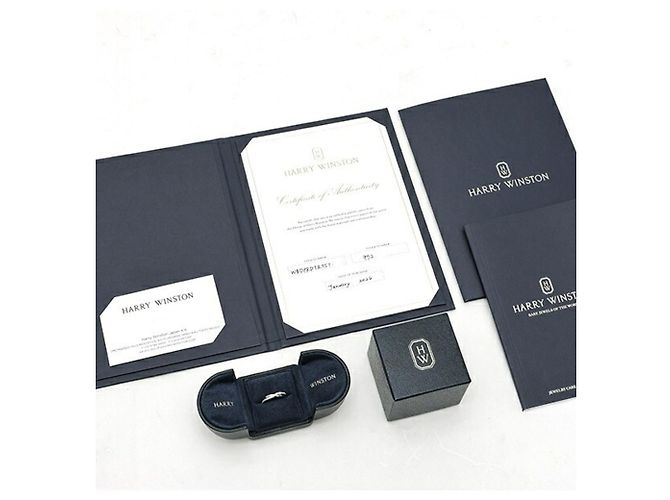 Bague Harry Winston Trist One Row Band Ring - vue 6