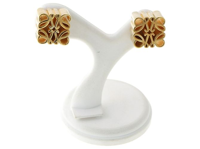 Pendientes de botón Loewe Anagram - vista 2