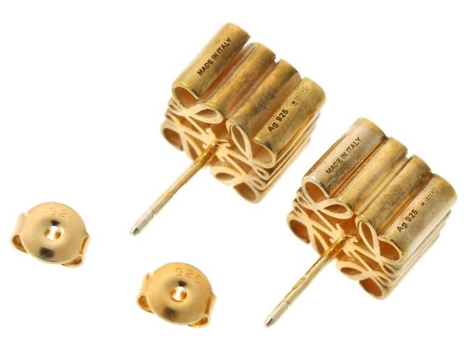 Pendientes de botón Loewe Anagram - vista 5