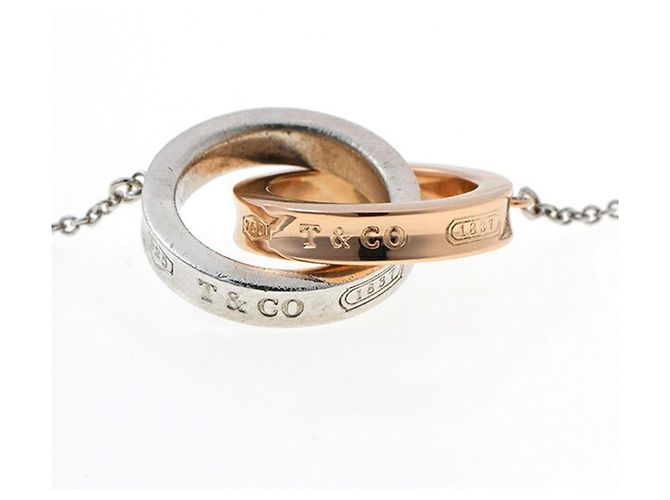 Autre Marque Colar com Pendente Tiffany & Co. 1837 Interlocking Circle - vista 3