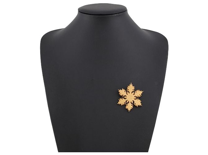 Chanel Coco Mark Schneeflocken-Brosche - Ansicht 4