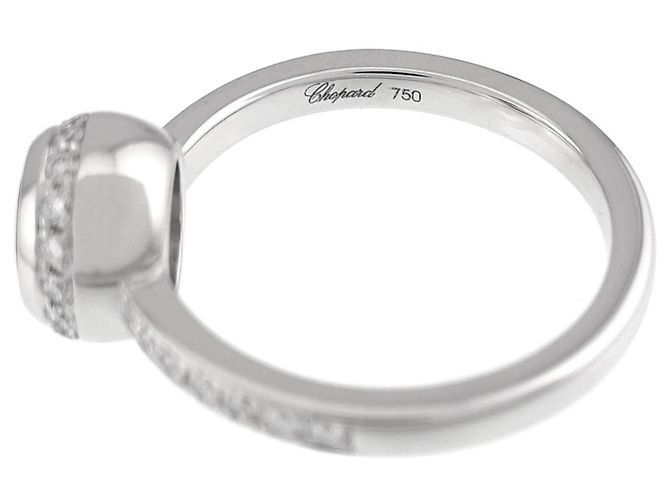 Chopard Happy Diamond Ring in 18K White Gold - view 4