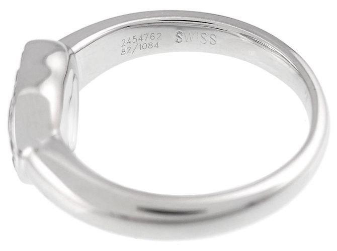 Anillo Chopard Happy Diamond Heart en oro blanco de 18K - vista 4