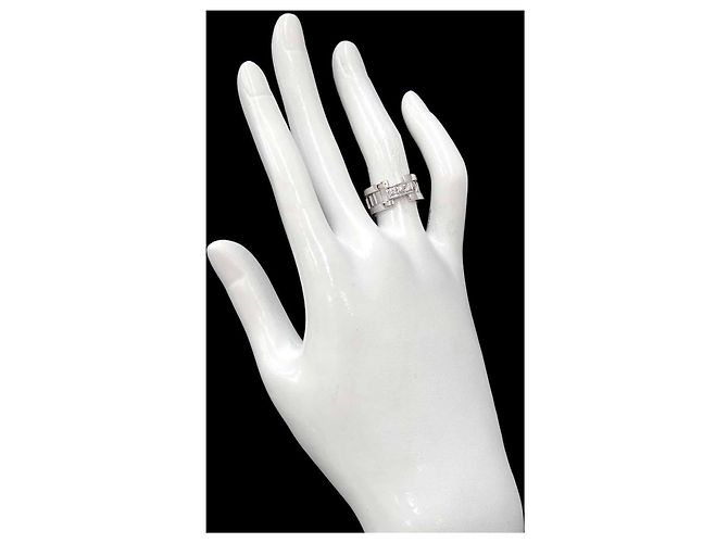 Autre Marque Tiffany & Co. Atlas Diamantring in 18K Weißgold - Ansicht 7