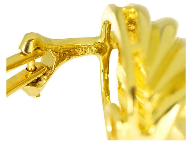 Autre Marque Pendientes de clip Tiffany & Co. en oro amarillo de 18K - vista 5