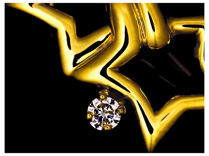 Autre Marque Boucles d'oreilles clips Tiffany & Co. Double Star Diamond - vue 6