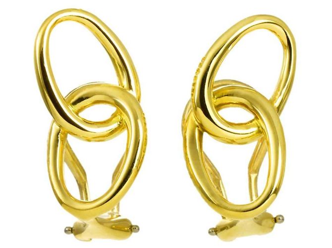 Autre Marque Tiffany & Co. Double Loop Clip-Ohrringe - Ansicht 2
