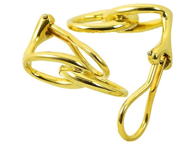 Autre Marque Tiffany & Co. Double Loop Ohrringe in 18K Gelbgold - Ansicht 5