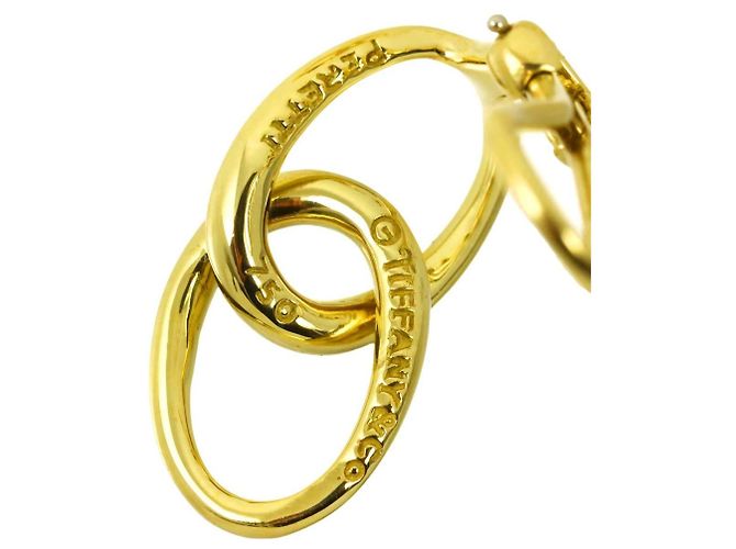Autre Marque Tiffany & Co. Double Loop Ohrringe in 18K Gelbgold - Ansicht 6