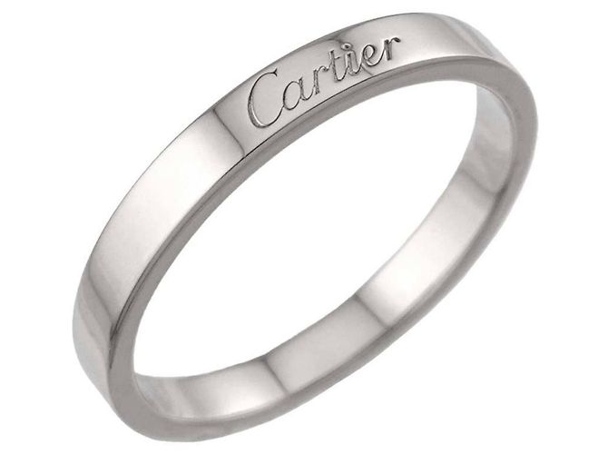 Anello Cartier C de in Platino - vista 6
