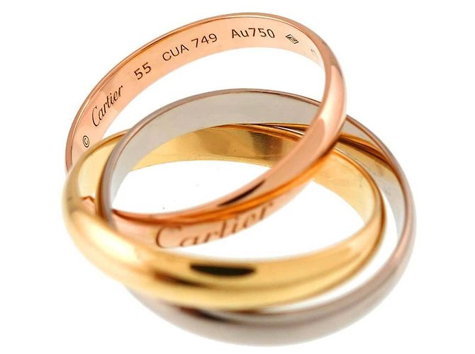 Anillo Cartier Trinity MM #55 - vista 3