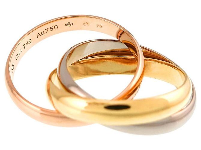 Anillo Cartier Trinity MM #55 - vista 4