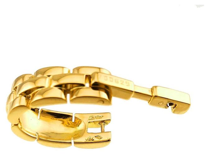 Abotoaduras Cartier Panthère em ouro amarelo 18K - vista 6