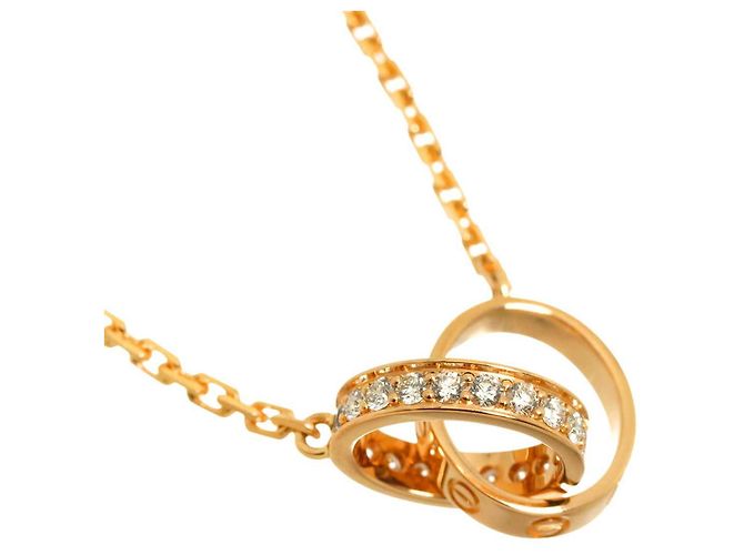 Collana Cartier Baby Love diamanti semi-pavé - vista 3