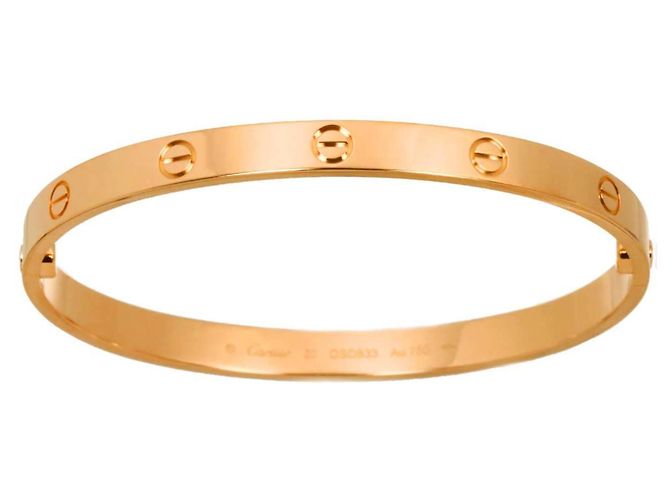 Bracciale Cartier Love in oro rosa 18K - vista 3