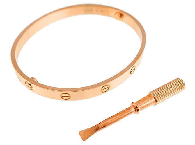 Bracciale Cartier Love in oro rosa 18K - vista 4