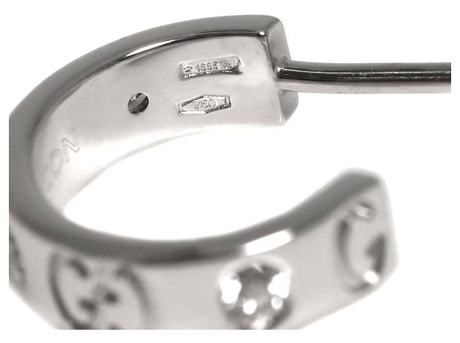 Gucci Icon Diamond Halbkreis-Ohrringe - Ansicht 5