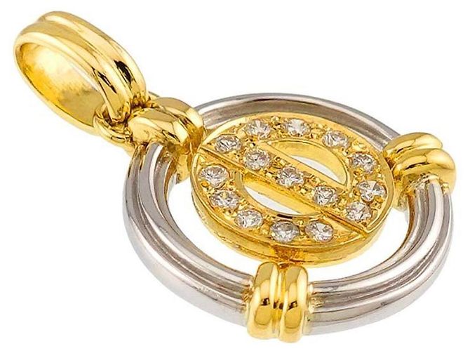 Pendente Christian Dior in oro 18K e diamanti - vista 3