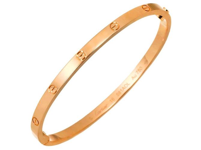 Bracciale Cartier Love in oro rosa 18K - vista 2