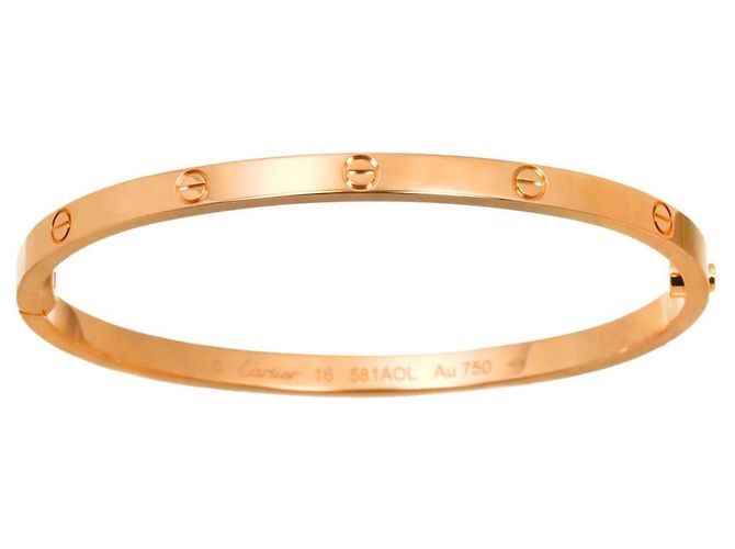 Bracciale Cartier Love in oro rosa 18K - vista 3