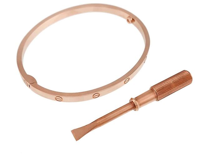 Bracciale Cartier Love in oro rosa 18K - vista 6